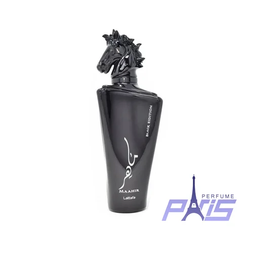 عطرادکلن عربی ماهر مردانه لطافه اورجینال MAAHIR BLACK edition Lattafa