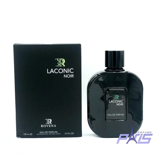 ادکلن لاگوست نویر-مشکی مردانه روونا 100 میل (Rovena)  Lacoste L.12.12 Noir