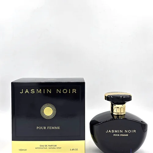 عطر ادکلن زنانه بولگاری جاسمین نویر مشکی فرگرانس 100 میل (Fragrance World) Jasmin Noir Poure femme – Bvlgari Jasmin Noir