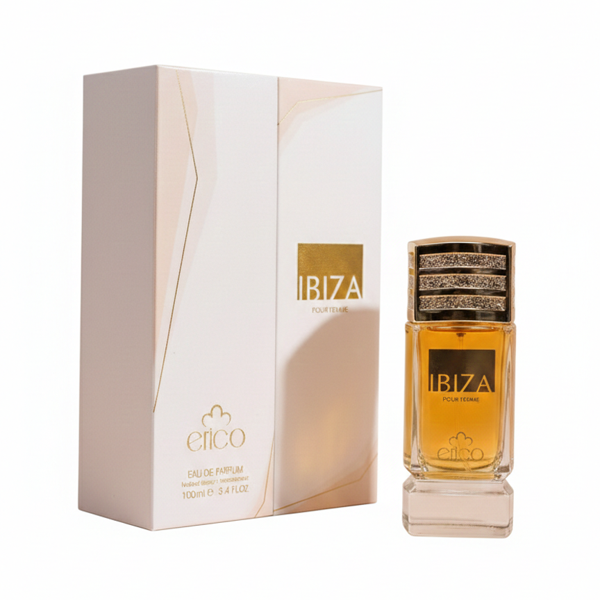 گلی،وانیلی (1روز ماندگاری،3ساعت پخش بو) IBIZA POUR FEMME ERICO