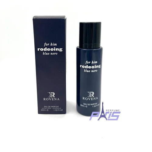 عطر ادکلن نارسیس آبی (رودینگ بلو نرو) روونا30میل  rodeoing for him Blue nero Rovena